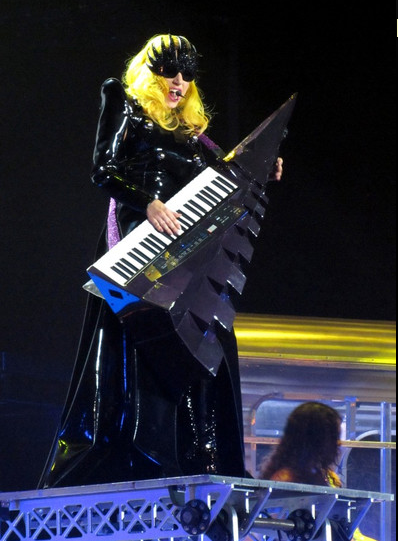 Lady Gaga en concierto en Madrid