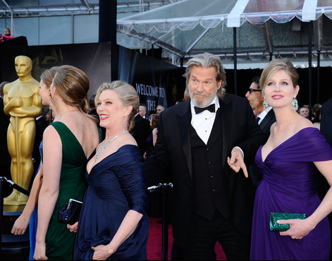 Oscars 2011 - Imagen favorita: Jeff Bridges y familia