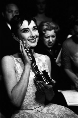 Audrey Hepburn Oscar Vacaciones en Roma 1954