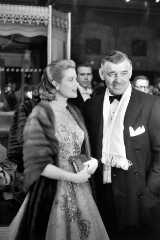 Grace Kelly y Clark Gable Oscar 1954