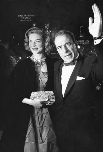 Humphrey Bogart y Lauren Bacall Oscar 1955