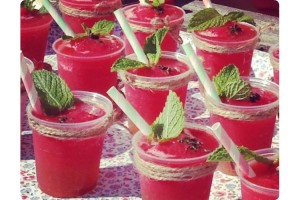 bandeja mojitos de fresa receta